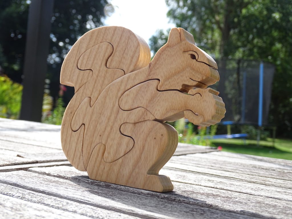 squirrel puzzle dog toy